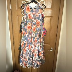 Zadie B’s Floral Overlay Dress